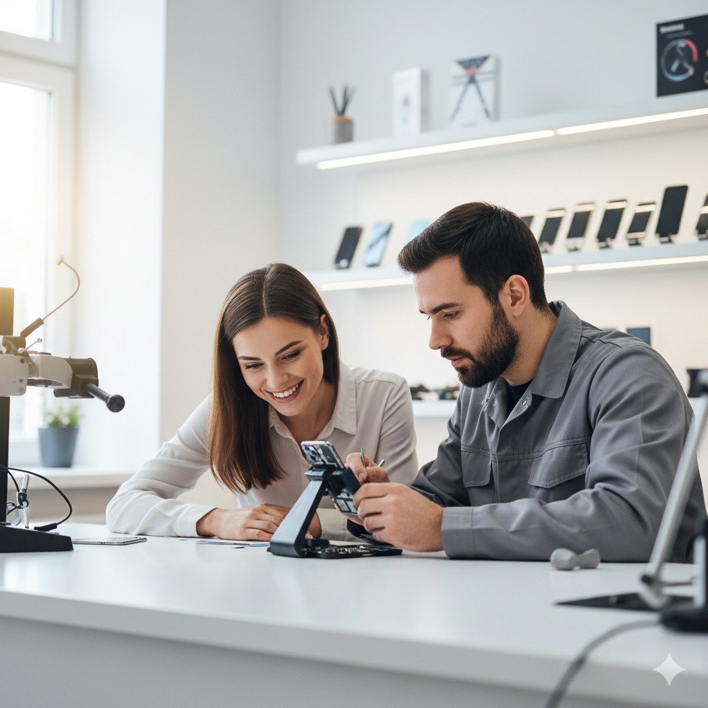 Réparation de smartphone en boutique PT Store